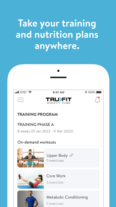 TruFit Athletic Club Screenshot