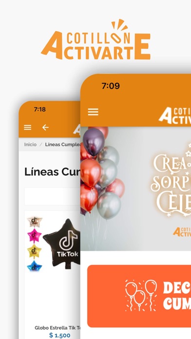 Cotillón Activarte Screenshot