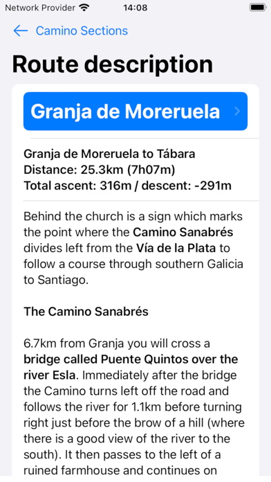 Vía de la Plata Guide Screenshot