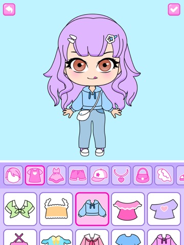 ちび Chibi 人形 女の子 ゲーム チビ きせかえゲームのおすすめ画像4