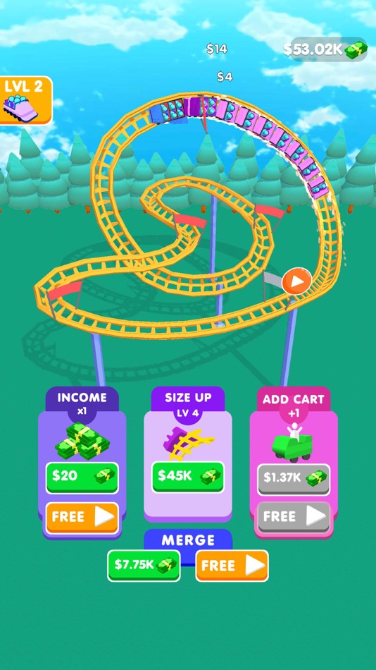 #4. Ride Clicker Idle (iOS) Podle: Virtual Projects Oyun Yazilim Ve Teknoloji