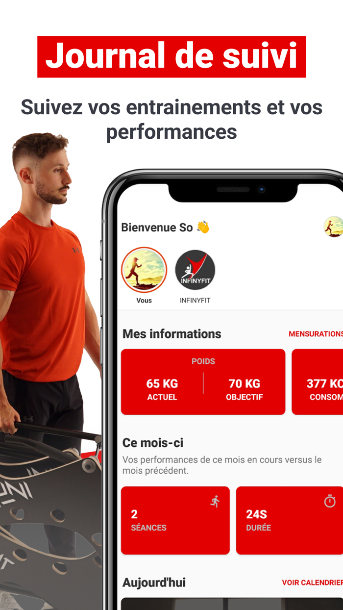 INFINYFIT Home fitness workout