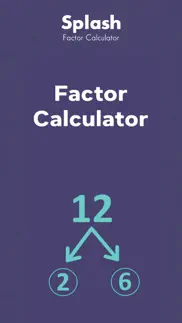 factoring calculator iphone screenshot 1