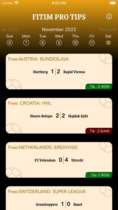FitimPro Betting Tips Screenshot