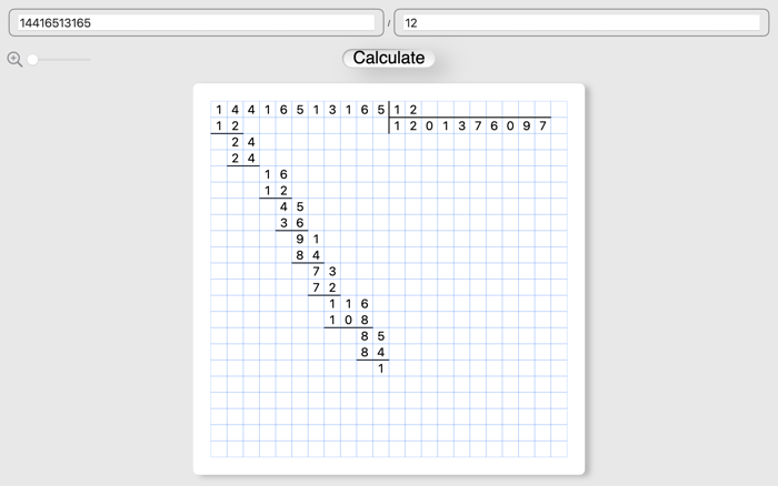Long division Eastern Europe
