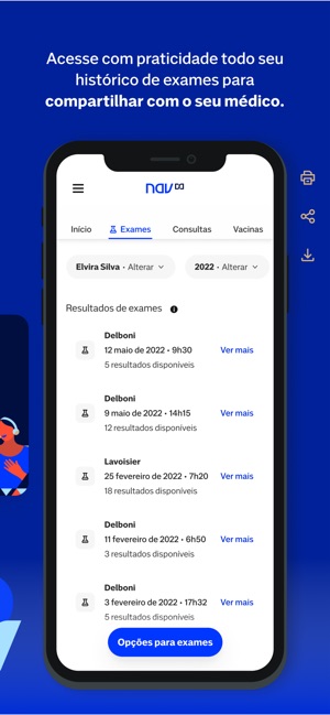 Nav: plataforma de exames, consultas médicas e vacinas Dasa