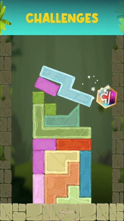 Temple Fall - Hexagon Drop screenshot-3