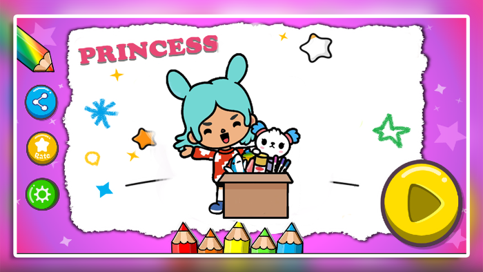 Toca Boca Coloring Book