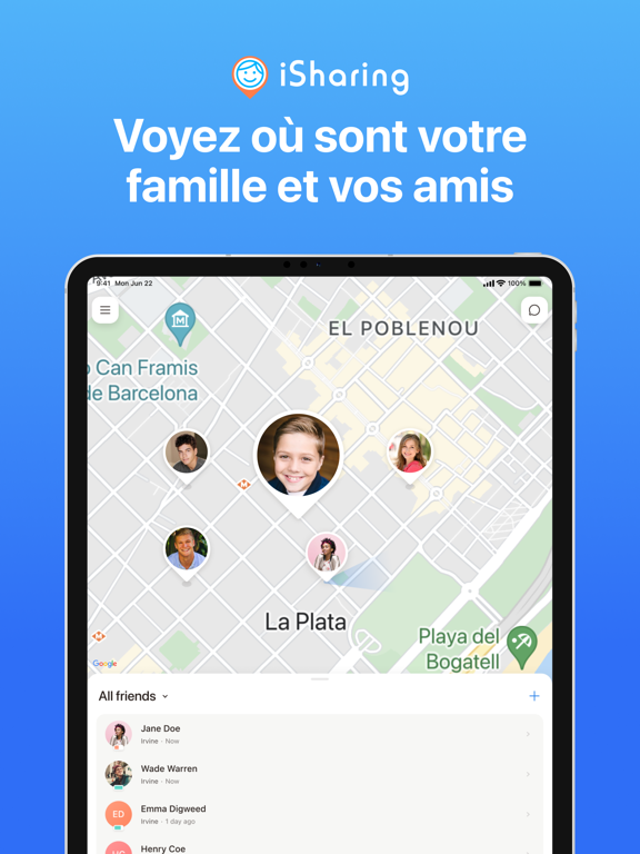 Screenshot #4 pour iSharing - Localiser Mes Amis