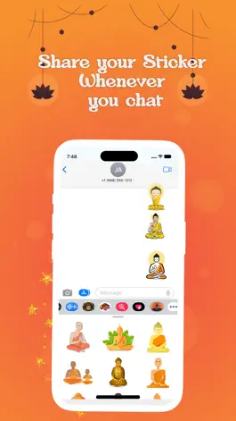 Game screenshot Buddha Meditation Stickers hack