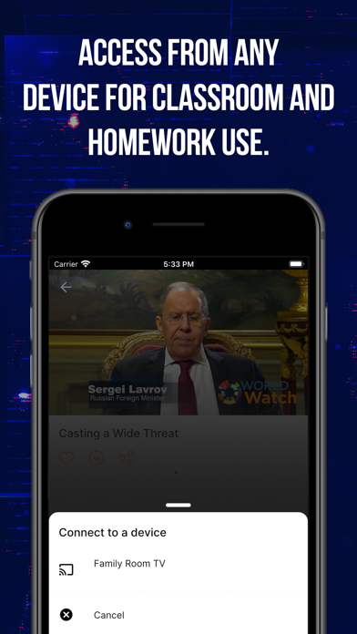 WORLD Watch for Schools Screenshot
