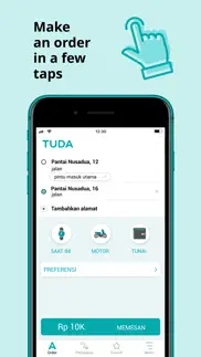 tuda — rides and delivery iphone screenshot 4