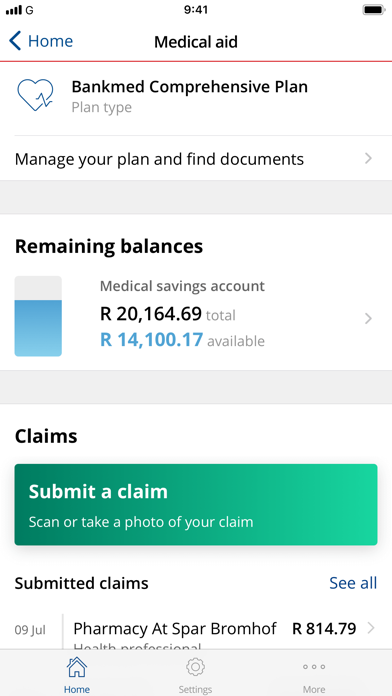 Screenshot #3 pour Bankmed Medical Scheme