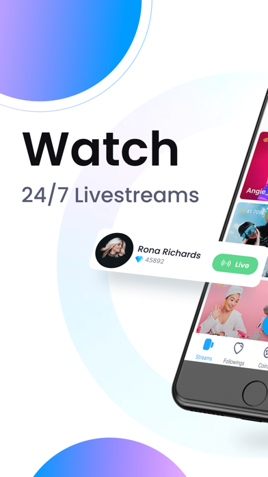 Plamfy: Watch Streams&Go Live Screenshot