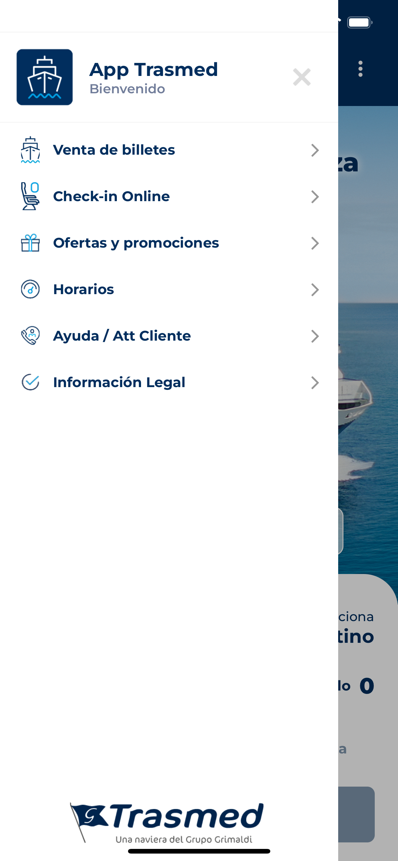 Trasmed: Reserva tu ferry screenshot 4