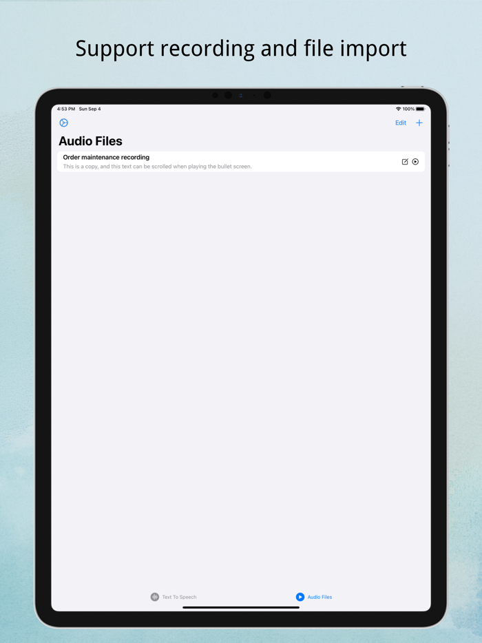 Loudspeaker - Auto reading