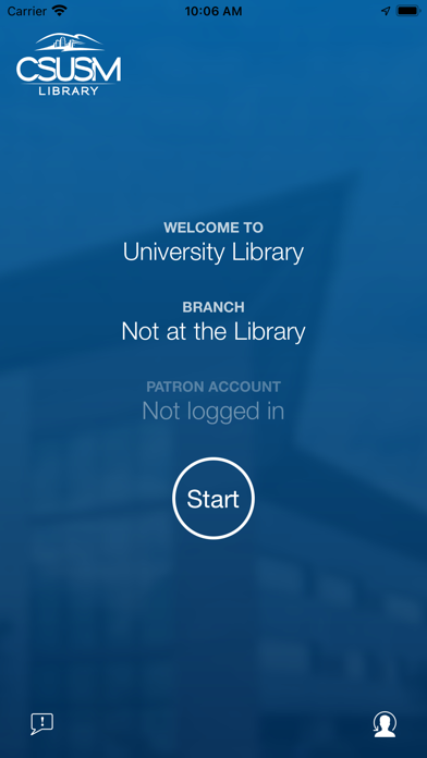 CSUSM University Library Screenshot