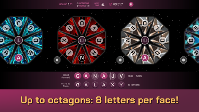 Tokegon - Words+Polygons Game Screenshot