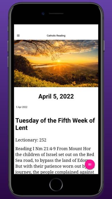 Catholic Daily Readings App Screenshot