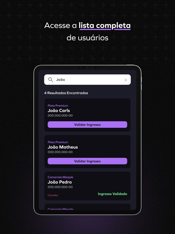 Meaple Admin iPad screenshot 2 - Entertainment app
