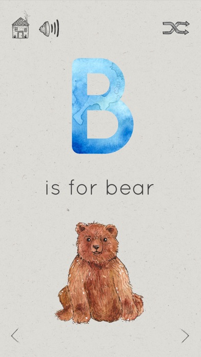 Screenshot #3 pour Watercolor ABC flashcards