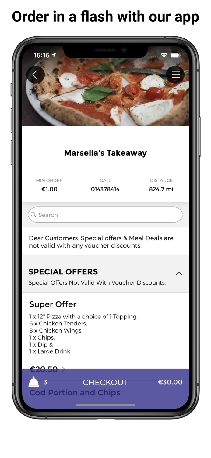 Marsellas Takeaway App