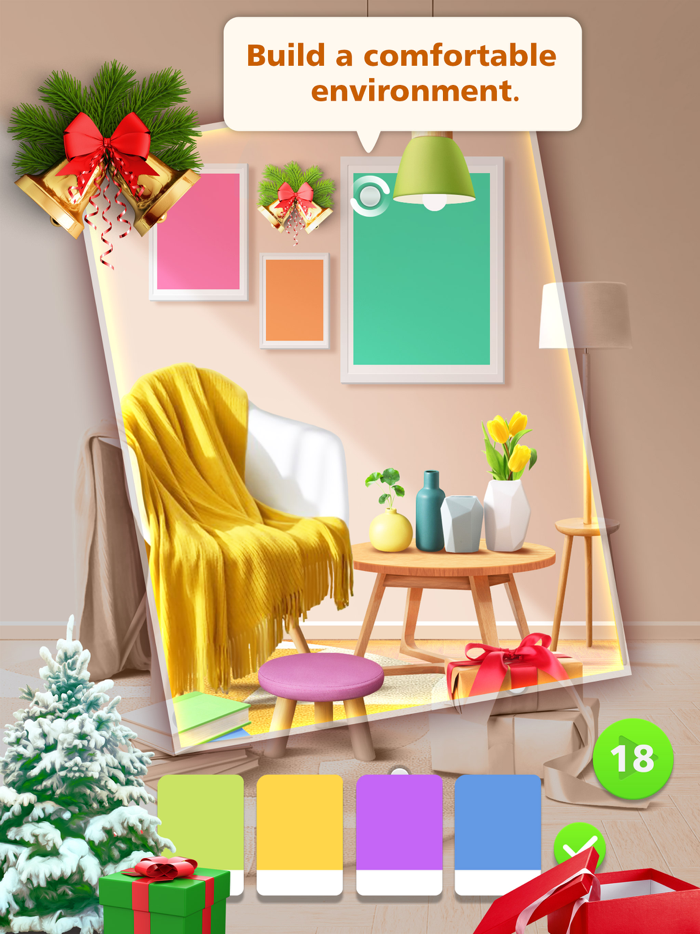 Bricks Match - Christmas game