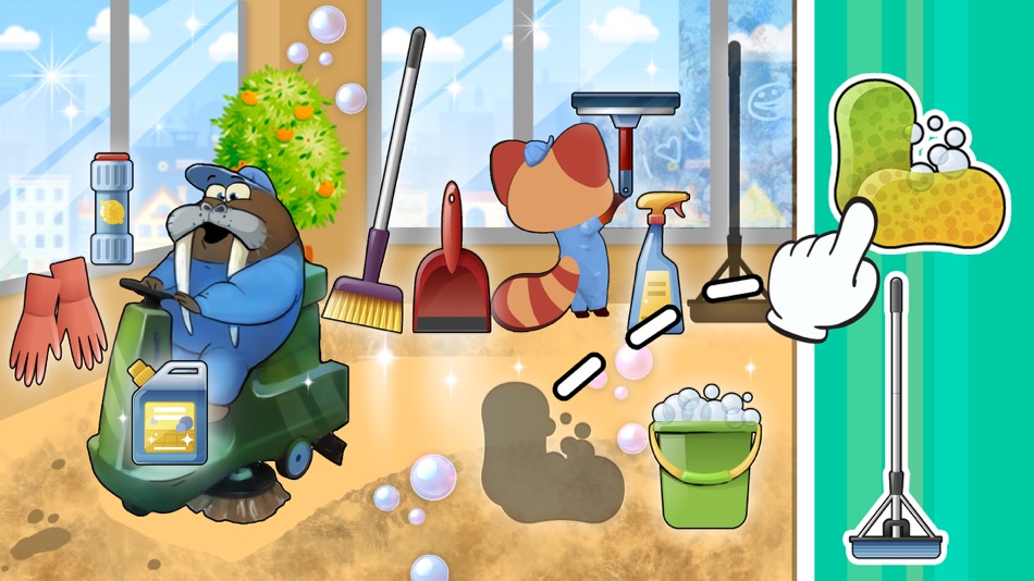 #9. Puzzle Professions 2-5 years (iOS) Door: Vidloonnya Reborn