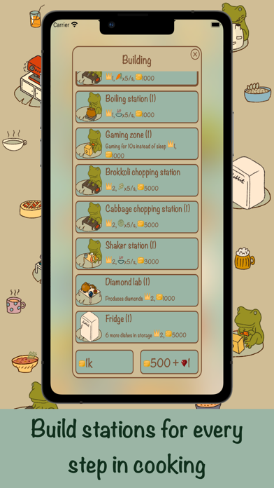 Frog Cafe idle cooking Screenshot