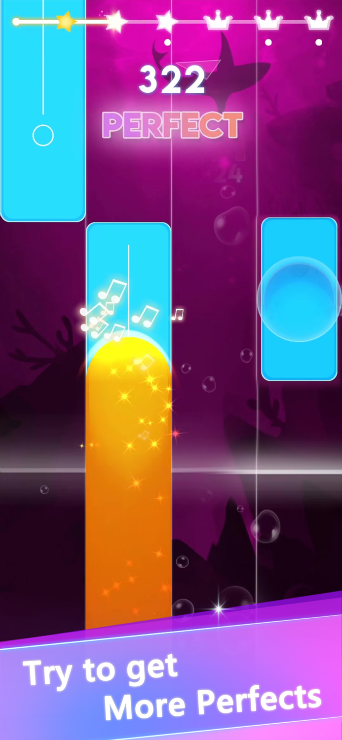 EDM Piano - Magic Fire Tiles