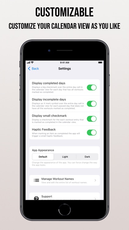 Workout Calendar - Motivation screenshot-5