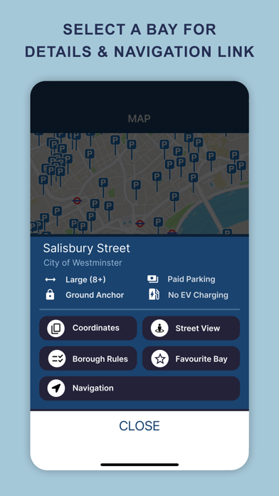 London Bike Bays Screenshot