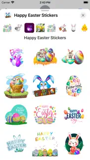 How to cancel & delete animated easter stickers 3