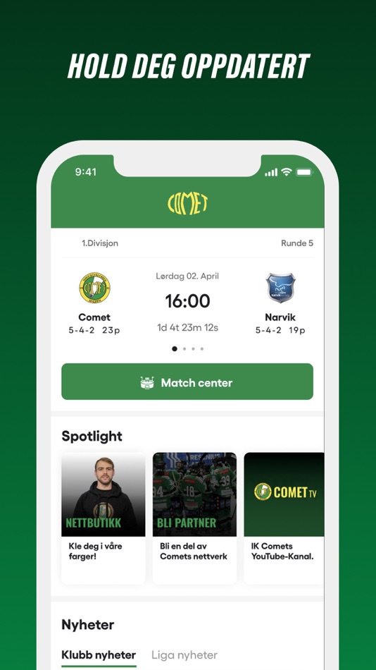 #2. IHK Comet (iOS) By: Never Offside Technologies AS