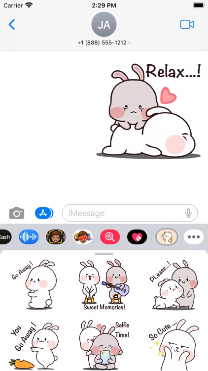 Happy Bunny Stickers