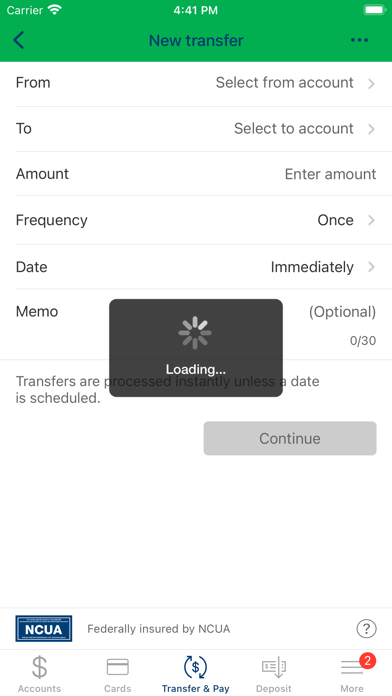 Lakeview Federal Credit Union Screenshot