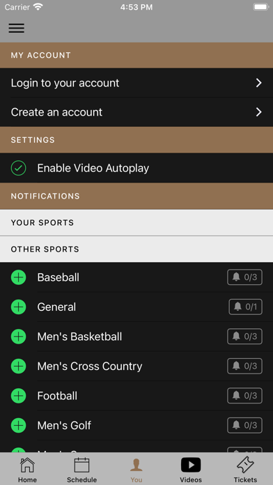 Wofford Terriers Screenshot