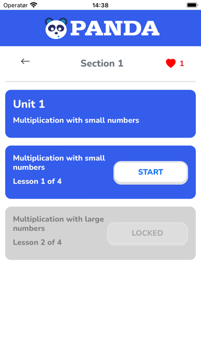 Panda - Math Lessons Screenshot