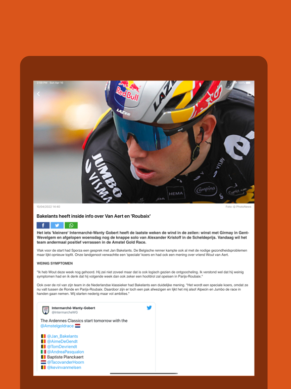 App screenshot