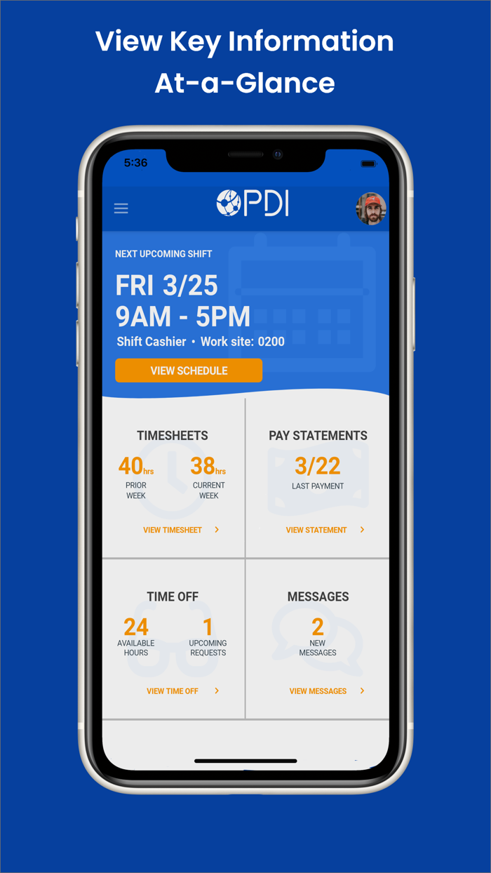 PDI Employee Self-Service
