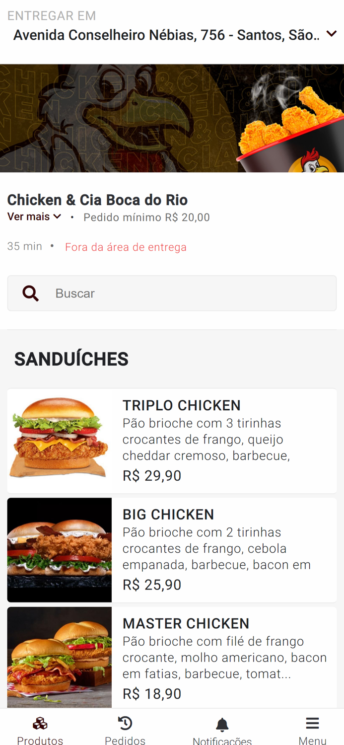 Chicken and Cia Boca do Rio