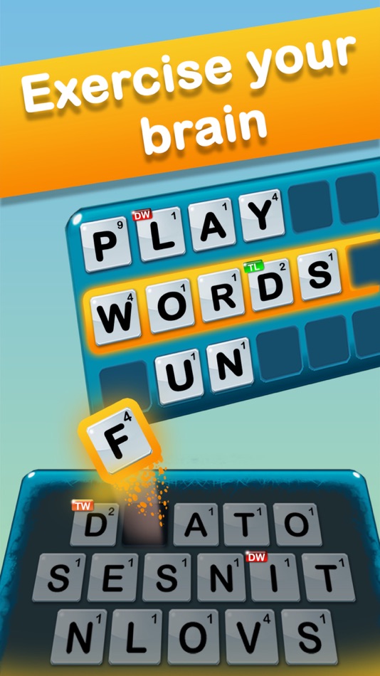 #1. Puzzly Words (iOS) Podle: Fufla SIA