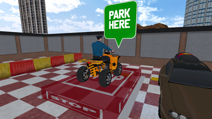 US Police ATV Quad Bike Games