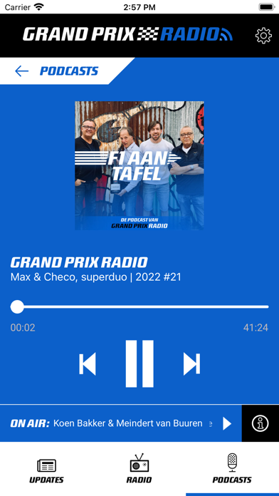 Grand Prix Radio Screenshot
