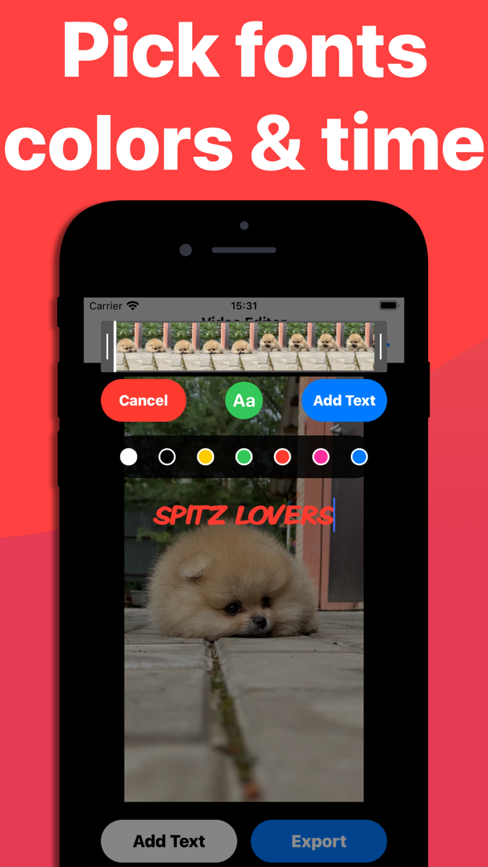 Video Captions - Text on video