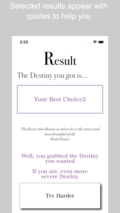 Control your Destiny