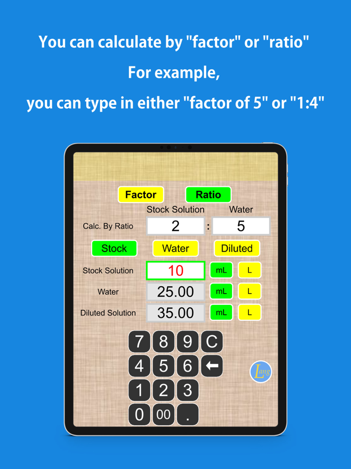 Simple Dilution Calculator