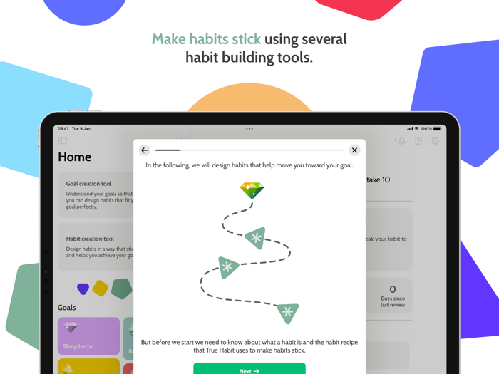 True Habit Motivation and Goals