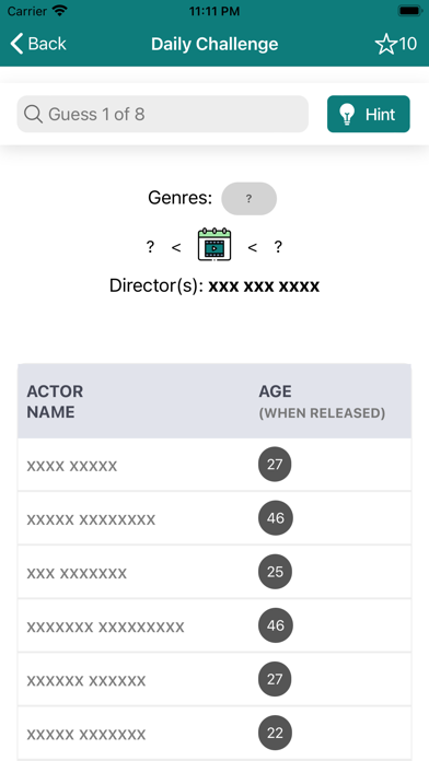 Moviedle Screenshot