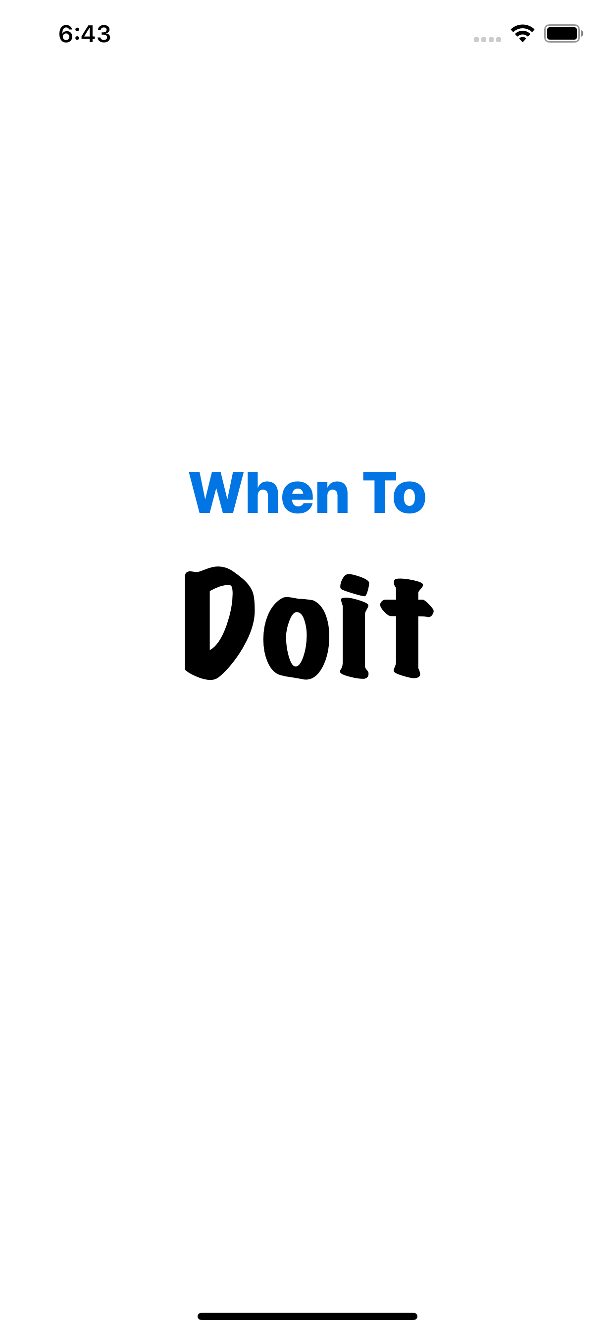 WhenToDoit